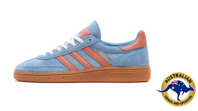 Adidas Originals Handball Spezial Skateboarding Flat Shoes Unisex Blue Orange