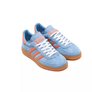 Adidas Originals Handball Spezial Skateboarding Flat Shoes Unisex Blue Orange