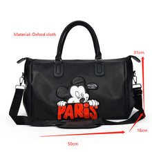 Disney Mickey Travel Tote Bag Luggage Large Capacity One-Shoulder Messenger Bag