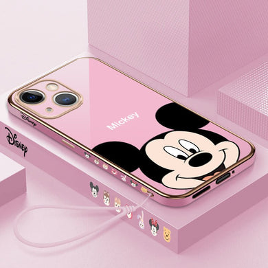 Disney Mickey Phone Case iPhone 14 13 12 11 Pro Max Soft Flexible Cover 