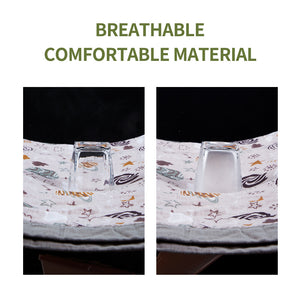 Comfortable 4 Layers Digitally Printed Swaddle Blanket 70% Bamboo+30%Cotton Baby Wrap 120*110Cm