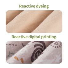 Comfortable 4 Layers Digitally Printed Swaddle Blanket 70% Bamboo+30%Cotton Baby Wrap 120*110Cm