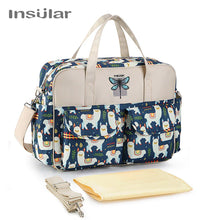 Waterproof Maternity Diaper Nappy Bag Large Capacity Handbag Change Mat