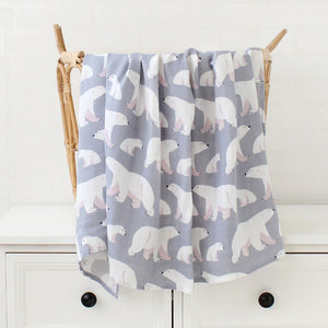 Boho Bamboo Cotton Soft Baby Newborn Muslin Swaddle Unisex Blanket Wrap 120x120