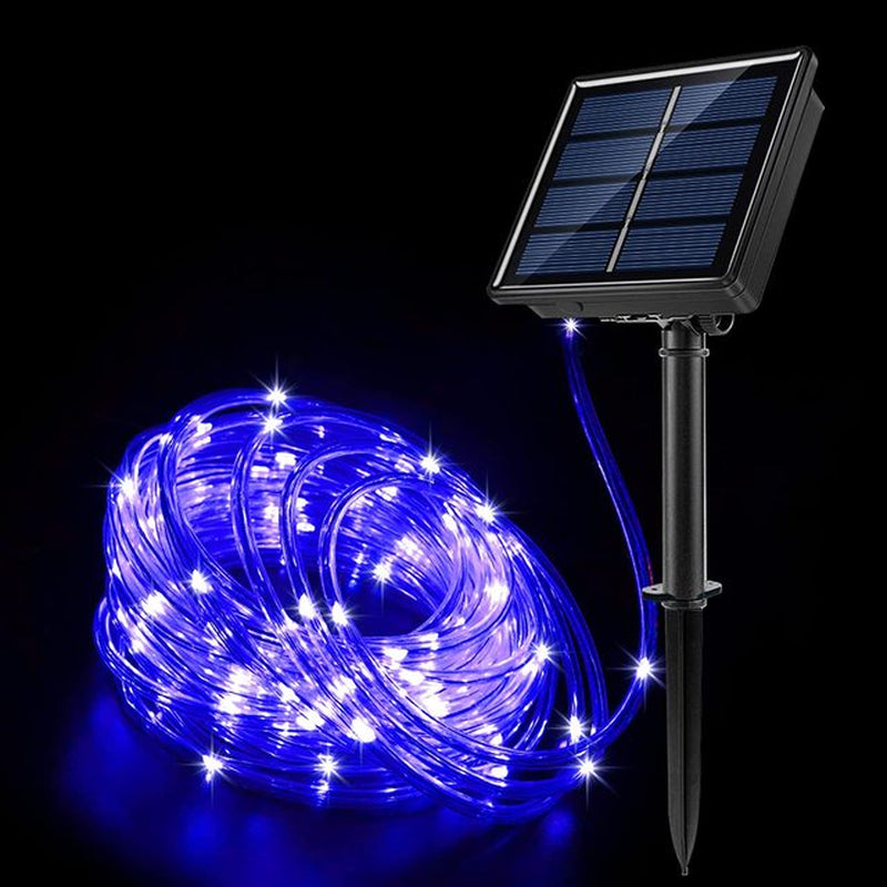 Christmas Decoration Led Solar Rope String Lights 7/12/22M Outdoor Indoor Decor