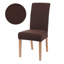 2-6 Removable Jacquard Thick Cover Spandex Elastic Stretch Slip Dining Chair