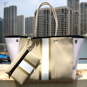  Luxurious Neoprene Metallic Gym Baby Beach Shoulder Bag