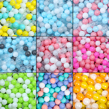 100Pcs Colors Baby Plastic Balls Water Pool Ocean Wave Ball Eco-Friendly Transparent Pit Soft Kids Basketball Outdoor Toys