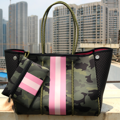  Luxurious Neoprene Metallic Gym Baby Beach Shoulder Bag