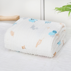 Thick Bamboo Cotton Muslin Baby Infant Swaddle Wrap Blanket