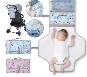 Baby Portable Foldable Reusable Waterproof Storage Changing Mat Pad