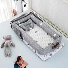 Newborn Unisex Portable Baby Bag Nest Travel Cotton Cradle Crib Bed Bassinet