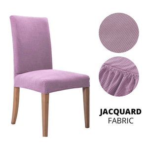 1-6 PCS Jacquard Thick Spandex Elastic Stretch Slip Cover Washable Dining Chair