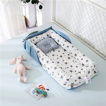 Newborn Unisex Portable Baby Bag Nest Travel Cotton Cradle Crib Bed Bassinet