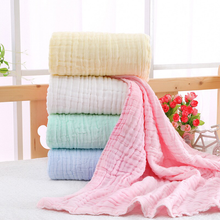 Thick Bamboo Cotton Muslin Baby Infant Swaddle Wrap Blanket