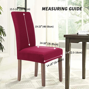 2-6 Removable Jacquard Thick Cover Spandex Elastic Stretch Slip Dining Chair