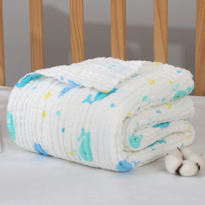 Thick Bamboo Cotton Muslin Baby Infant Swaddle Wrap Blanket