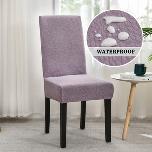 4-8 PCS Jacquard  Waterproof Thick Spandex Elastic Stretch Slip Cover Dining Chair