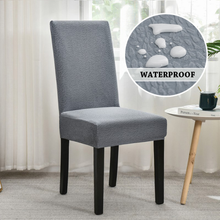 4-8 PCS Jacquard  Waterproof Thick Spandex Elastic Stretch Slip Cover Dining Chair