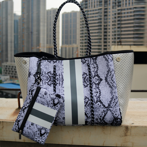  Luxurious Neoprene Metallic Gym Baby Beach Shoulder Bag