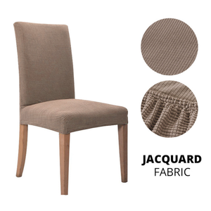 1-6 PCS Jacquard Thick Spandex Elastic Stretch Slip Cover Washable Dining Chair