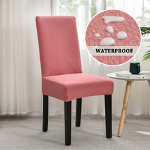 4-8 PCS Jacquard  Waterproof Thick Spandex Elastic Stretch Slip Cover Dining Chair