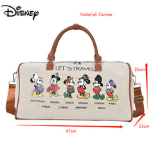 Disney Mickey Travel Tote Bag Luggage Large Capacity One-Shoulder Messenger Bag