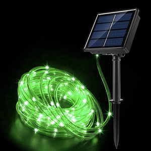 Christmas Decoration Led Solar Rope String Lights 7/12/22M Outdoor Indoor Decor