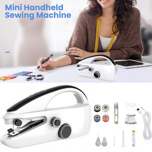 Mini Handheld Sewing Machine 2 Speed Single Colour Thread Stitching