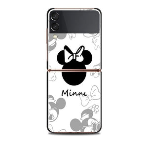 Mickey Minnie Folding Hard Shockprooof Shell Samsung Galaxy Z Flip 3 5G Case