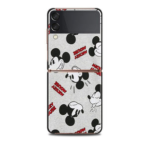 Mickey Minnie Folding Hard Shockprooof Shell Samsung Galaxy Z Flip 3 5G Case