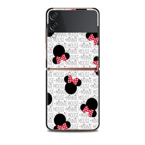 Mickey Minnie Folding Hard Shockprooof Shell Samsung Galaxy Z Flip 3 5G Case