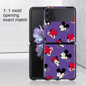 Mickey Minnie Folding Hard Shockprooof Shell Samsung Galaxy Z Flip 3 5G Case