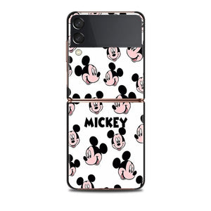 Mickey Minnie Folding Hard Shockprooof Shell Samsung Galaxy Z Flip 3 5G Case