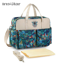 Waterproof Maternity Diaper Nappy Bag Large Capacity Handbag Change Mat