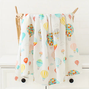 Boho Bamboo Cotton Soft Baby Newborn Muslin Swaddle Unisex Blanket Wrap 120x120