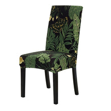 ropical Leaves Chair Cover Spandex Slipcover Elastic Stretch Dining Chairs