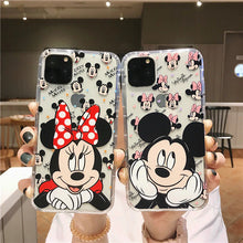 Mickey Minne Iphone Case14 13 12 11  Pro Max Mini X XR XS Max Silicone Cover