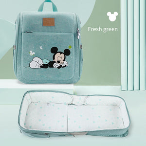 Disney Portable Travel Change Mat Bassinet Mosquito Net Diaper Nappy Bag Pram