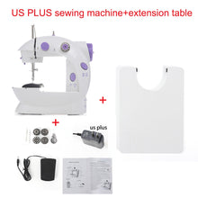 Mini Electric/ Battery Portable Hand Held 2 Speed With Foot Peddle Sewing Machine