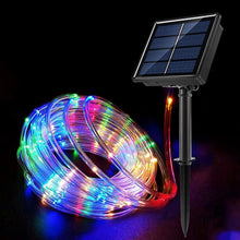 Christmas Decoration Led Solar Rope String Lights 7/12/22M Outdoor Indoor Decor