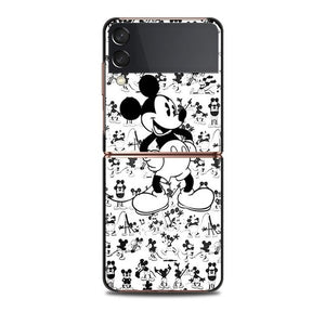 Mickey Minnie Folding Hard Shockprooof Shell Samsung Galaxy Z Flip 3 5G Case