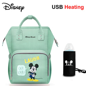 Disney USB Bottle Warmer Diaper Nappy Nursing Maternity Bag Mickey Minnie Mouse