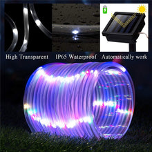 Christmas Decoration Led Solar Rope String Lights 7/12/22M Outdoor Indoor Decor