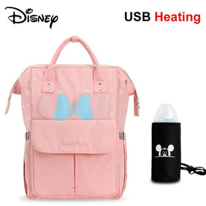 Disney USB Bottle Warmer Diaper Nappy Nursing Maternity Bag Mickey Minnie Mouse