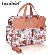 Waterproof Maternity Diaper Nappy Bag Large Capacity Handbag Change Mat