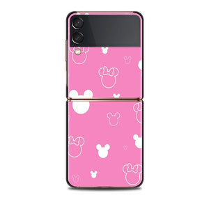 Mickey Minnie Folding Hard Shockprooof Shell Samsung Galaxy Z Flip 3 5G Case