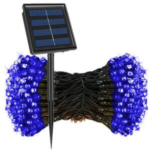 330 LED Colourful String Fairy Light Solar Powered 8 Mode 33M Christmas Party