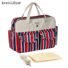 Waterproof Maternity Diaper Nappy Bag Large Capacity Handbag Change Mat